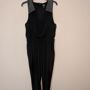 Jumpsuit leather panel Nicole by Nicole Miller